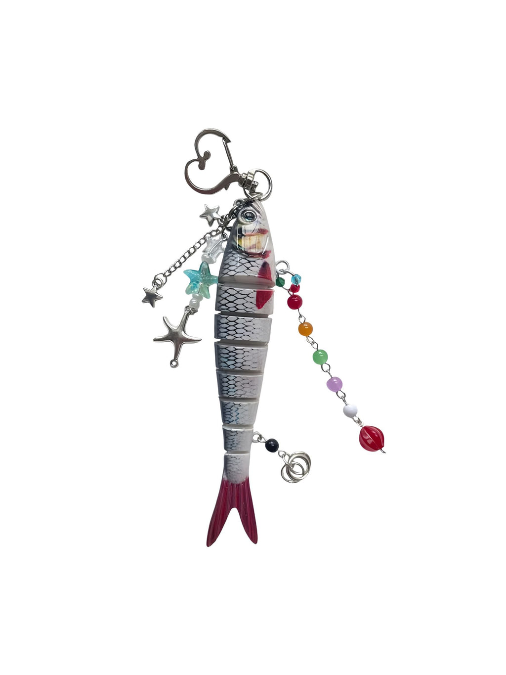 Multi-Jointed Fish Keychain