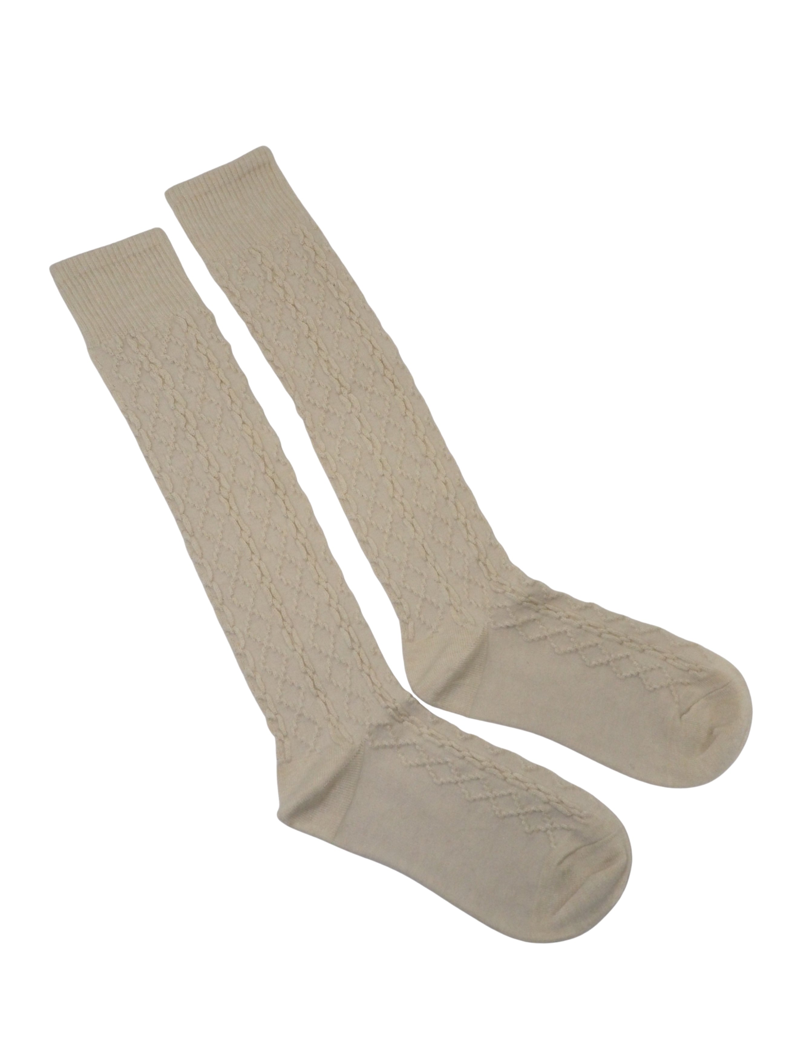 Wool Knit Knee-High Socks