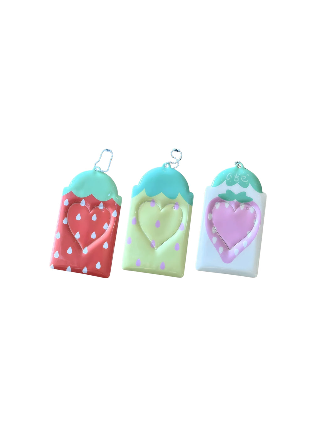 Berry Pop Heart Card Holder