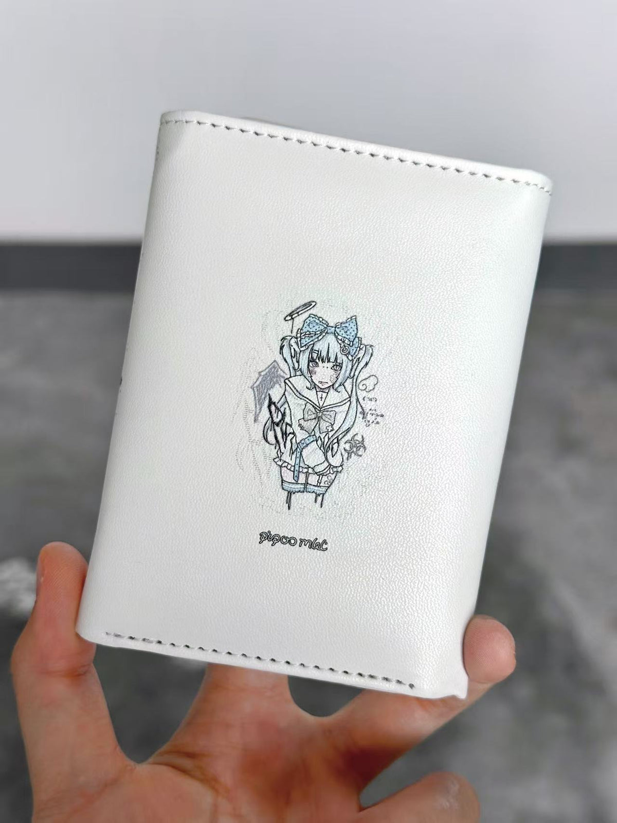PiPOOxてらじ Blue Angel Wallet