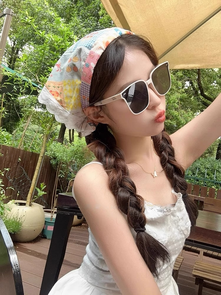 Lace Triangle Headscarf