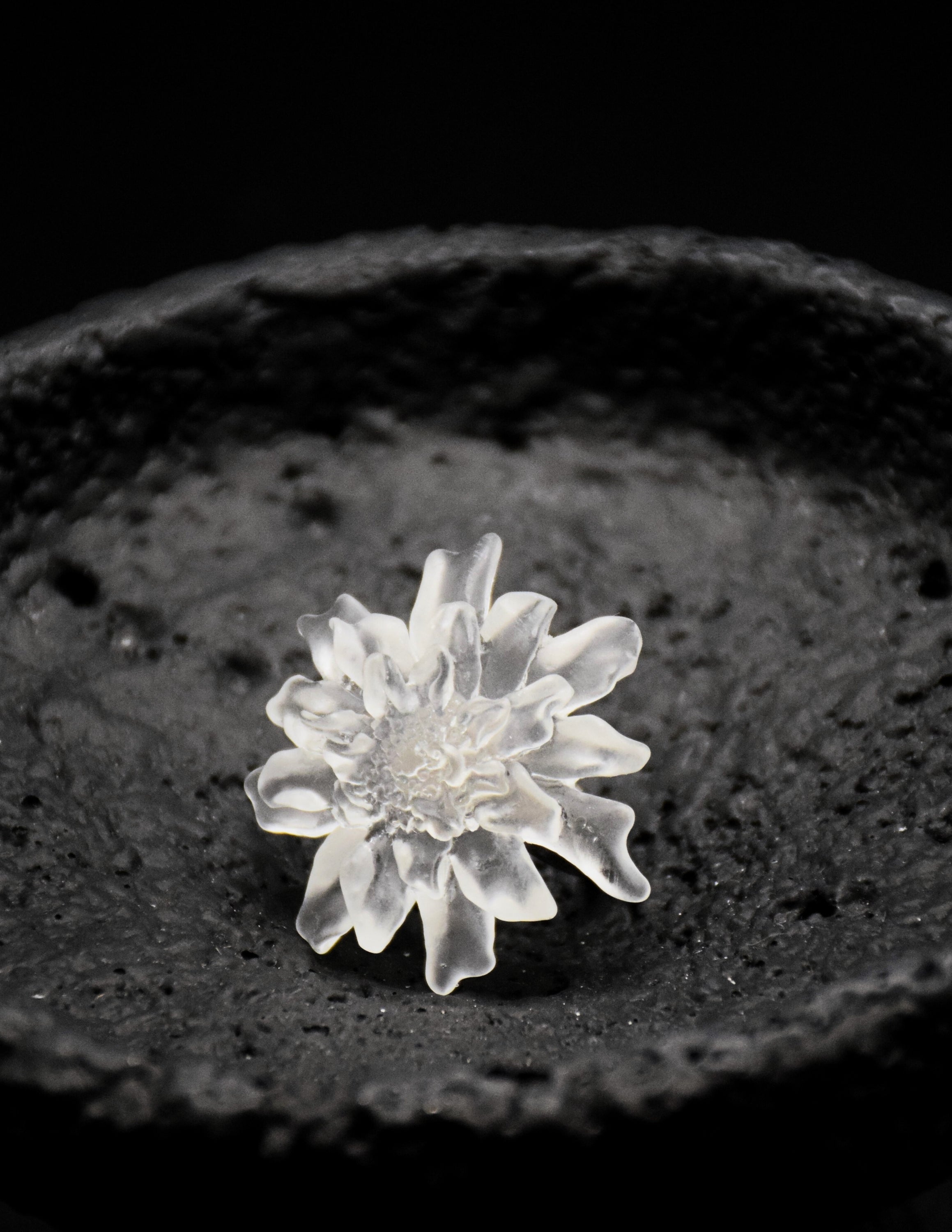 White Bloom Ring