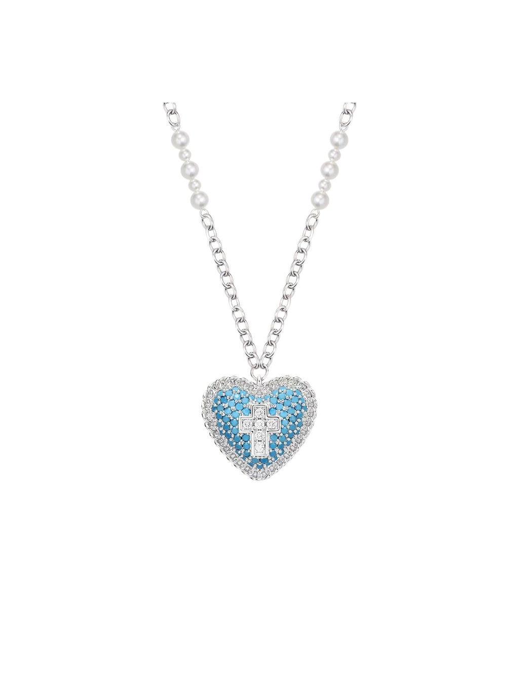 RecoPan Blue Eden Heart Necklace
