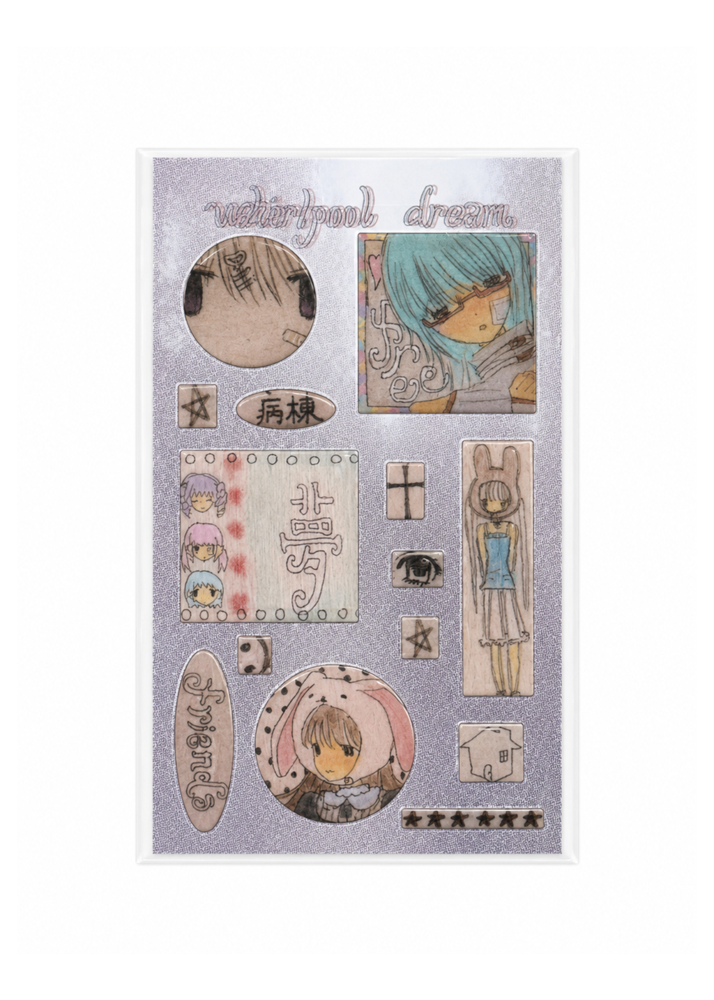 Nemony Spiral Dream Resin Sticker