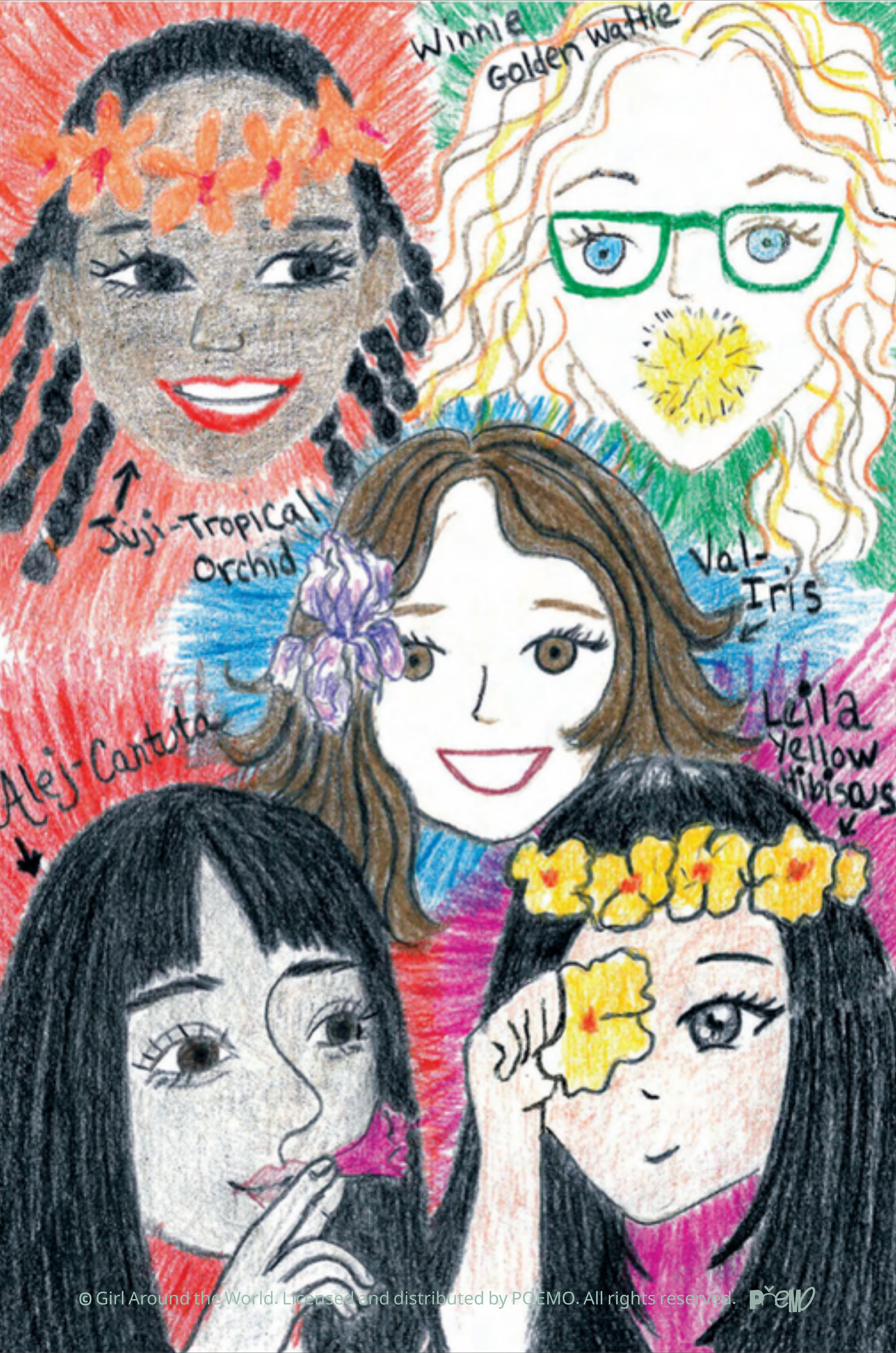 Girl Around the World: Postcard
