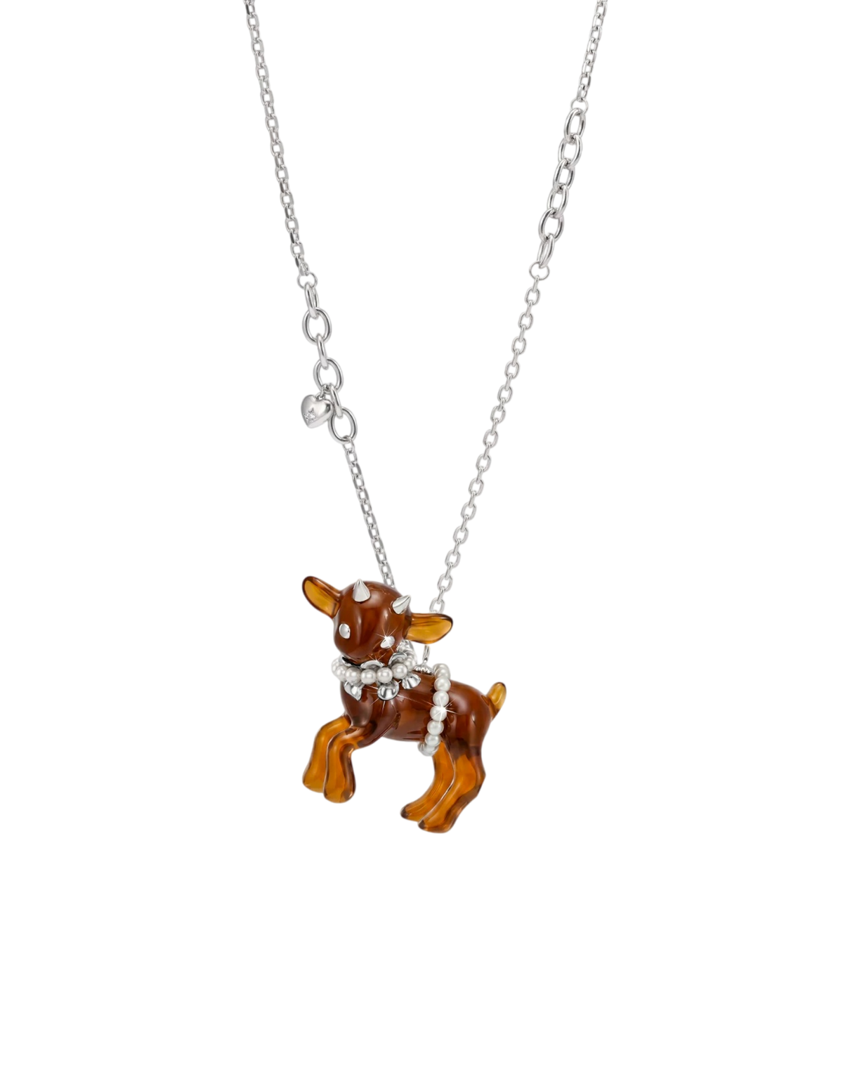 SUMIYAKI  Pearl Spirit Lamb Necklace