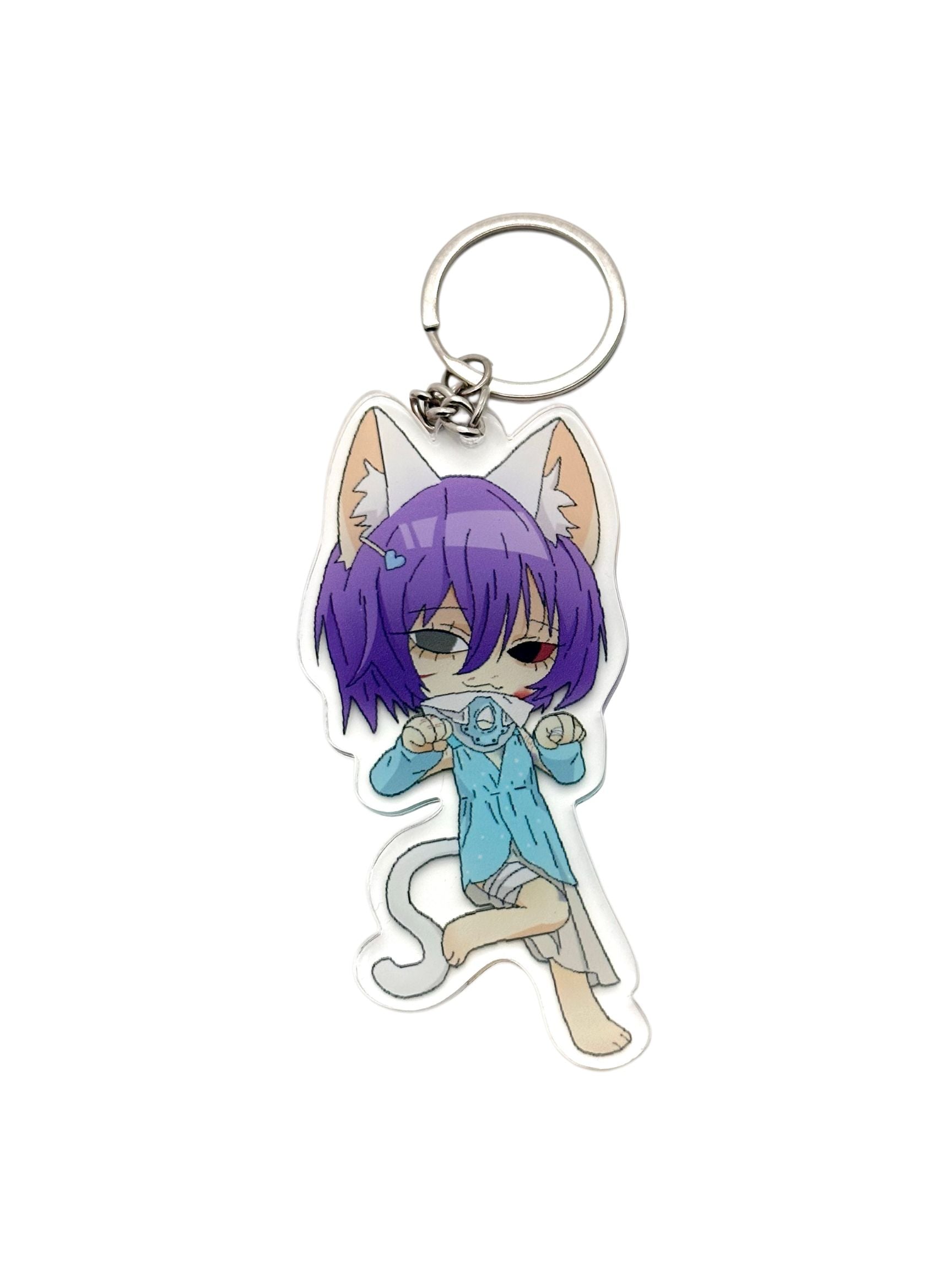 PipooxWarm Crystal Watching You Keychain