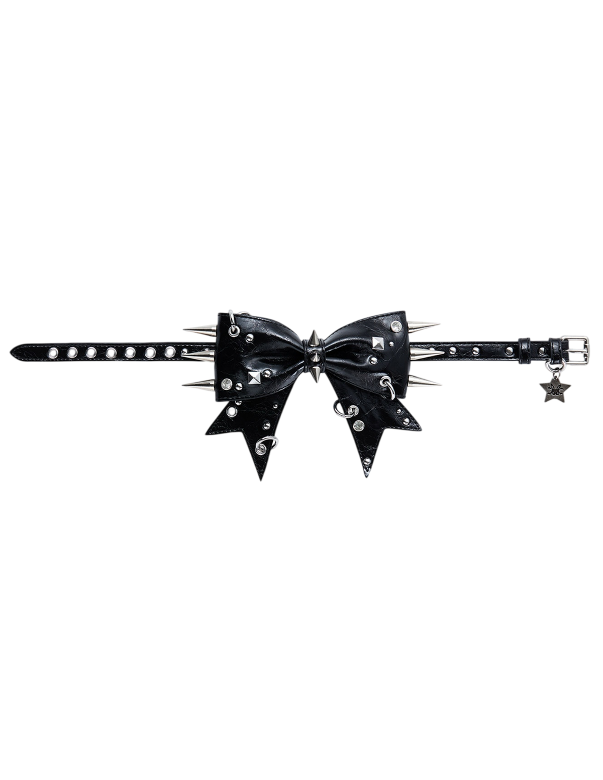 CFIERCE Studded Bow Choker
