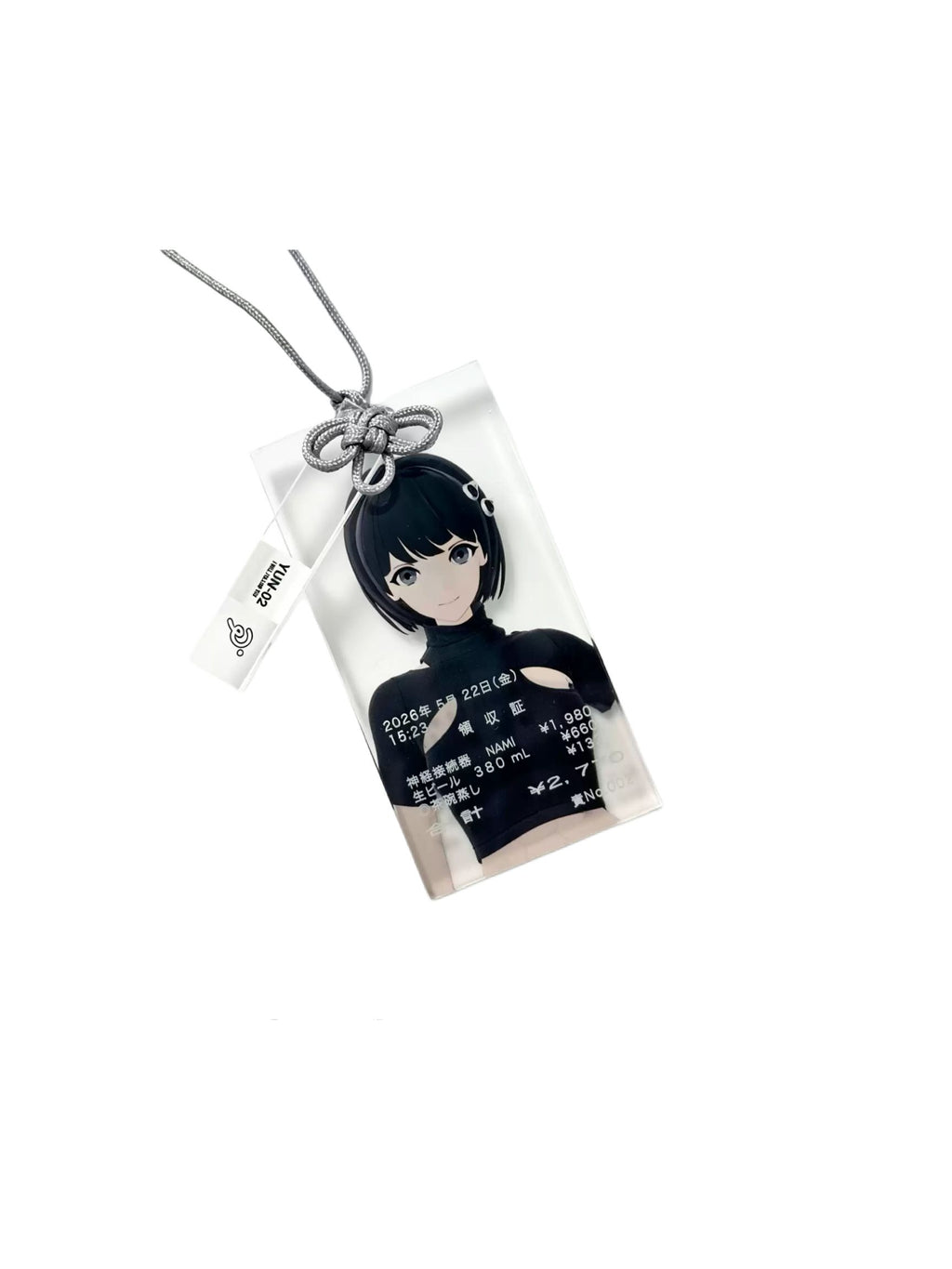 PipooxArtist Safe Receipt Keychain