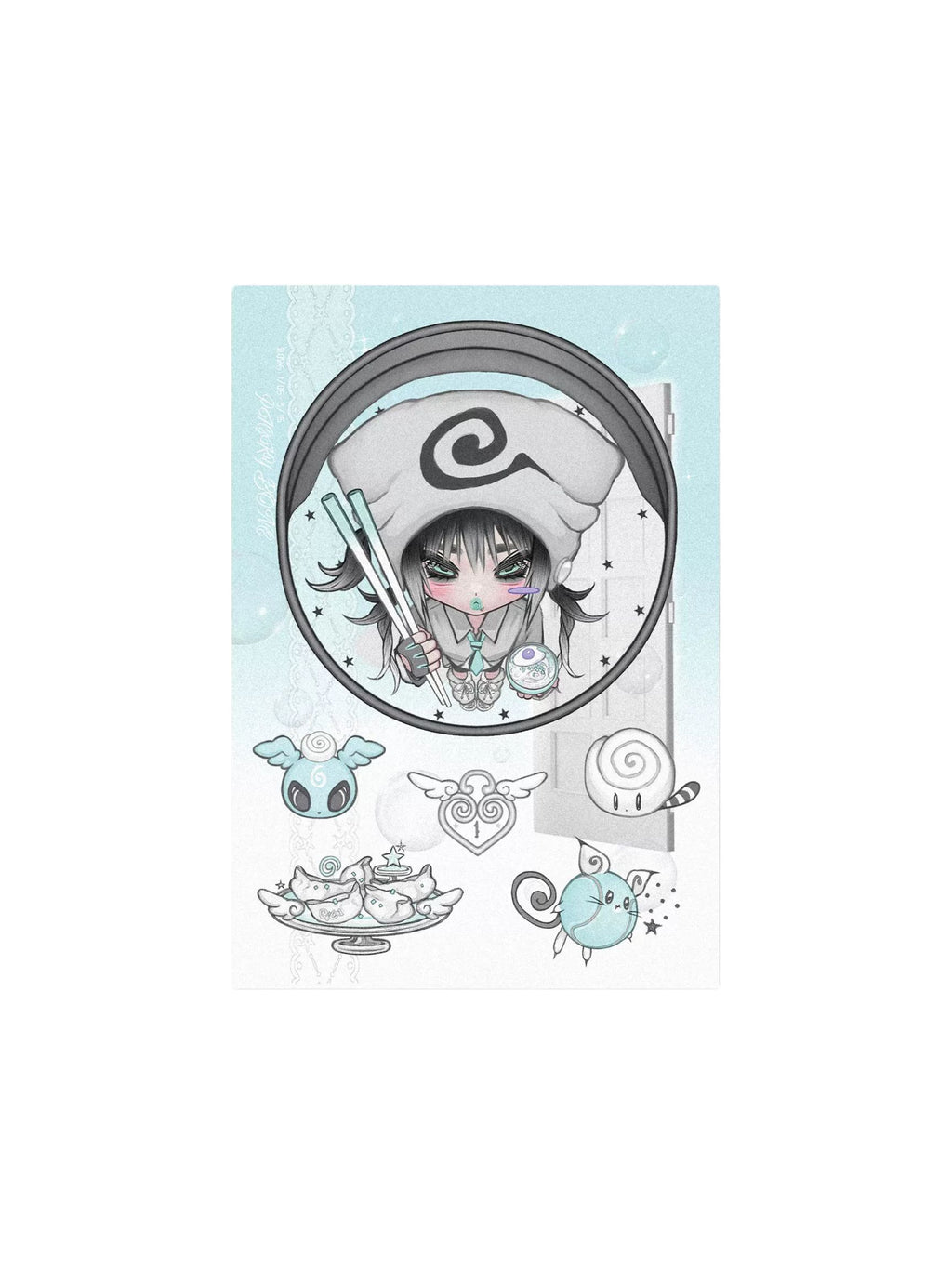 Pickybone Noodle Roll House Transfer Sticker
