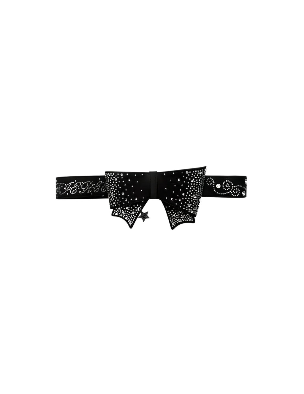 CFIERCE Rhinestone Bow Stud Belt