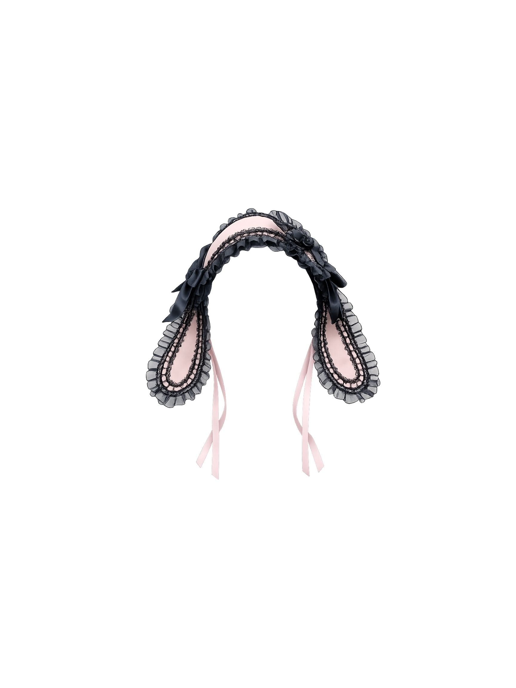 Gothic Bunny Ear Headband