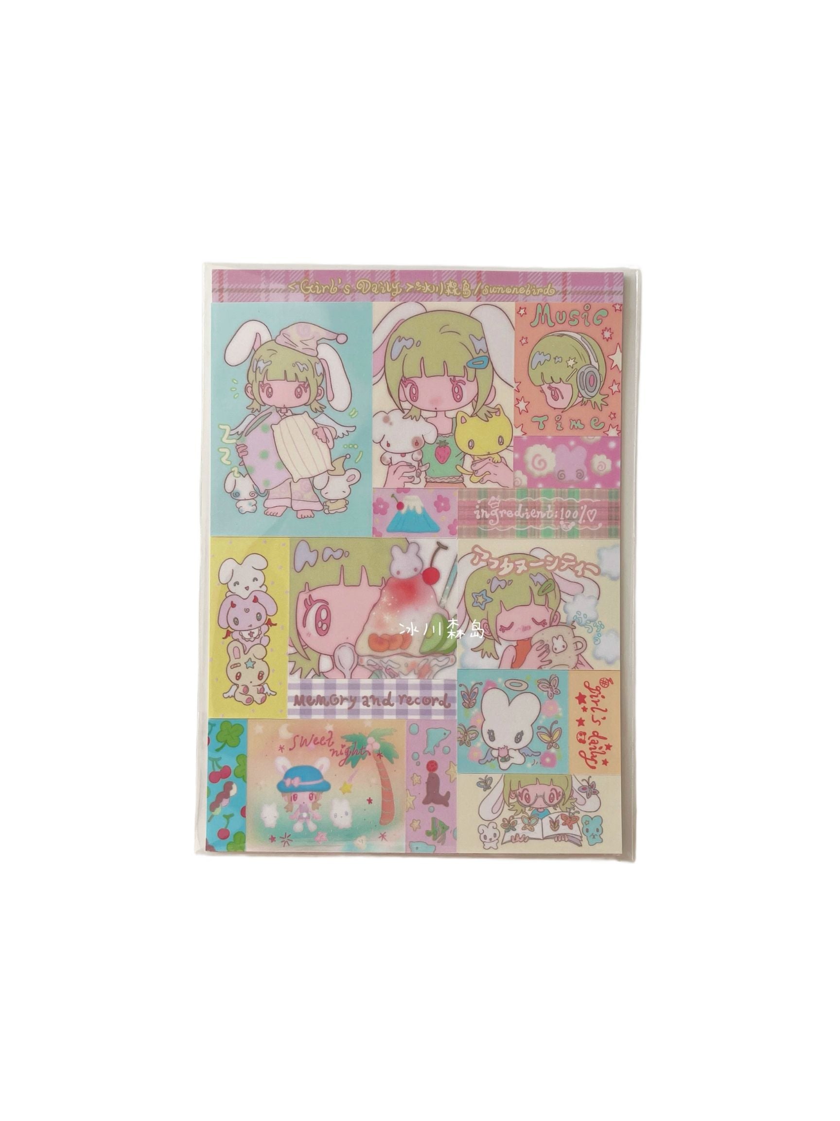 Glacier Forest Isle x sunonebird Girls' Daily Sticker