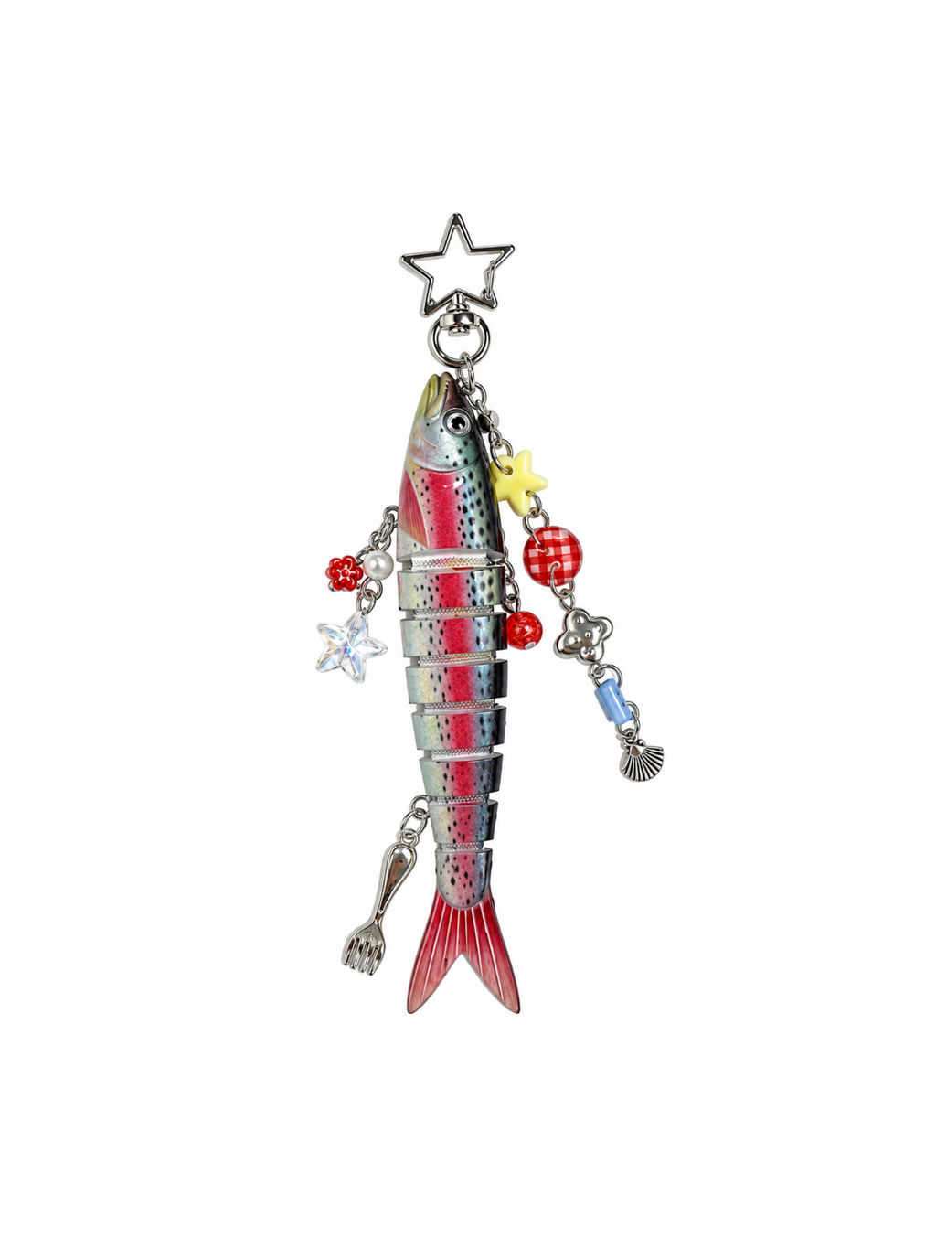 Multi-Jointed Fish Keychain
