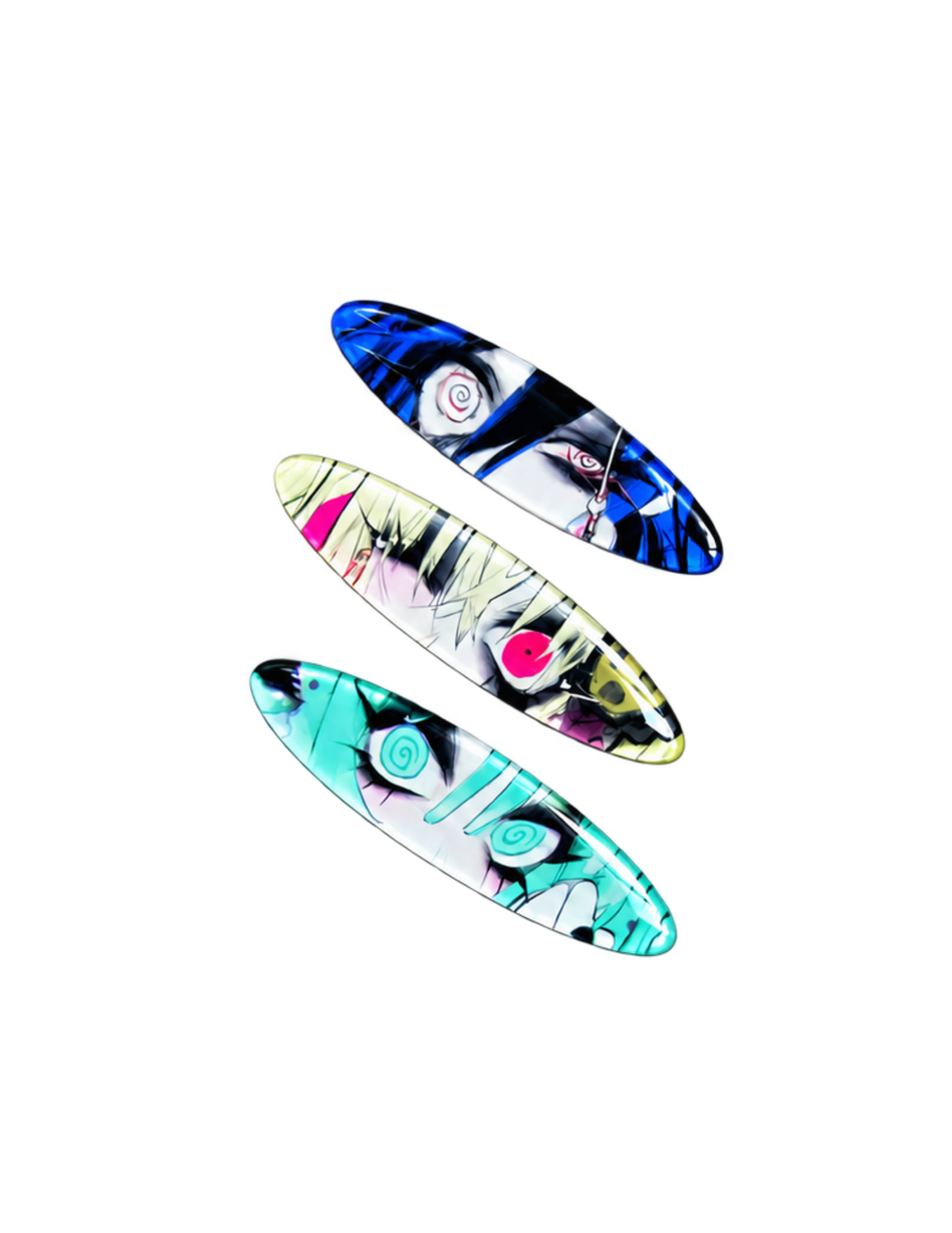 PiPOOxArtist Illustrated Hair Clips