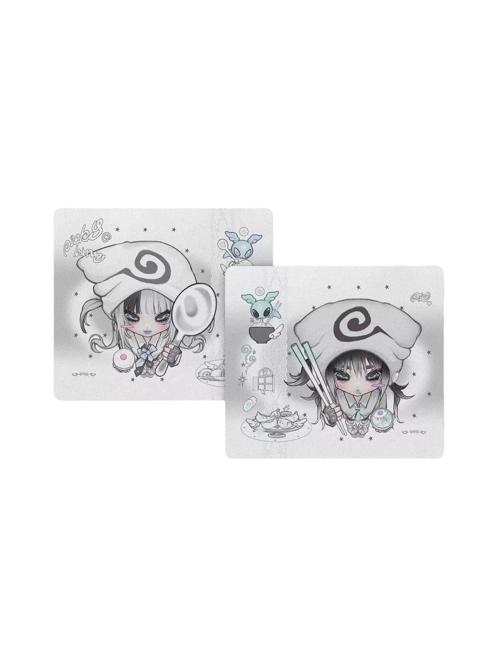 Pickybone Noodle Roll House Mouse Pad