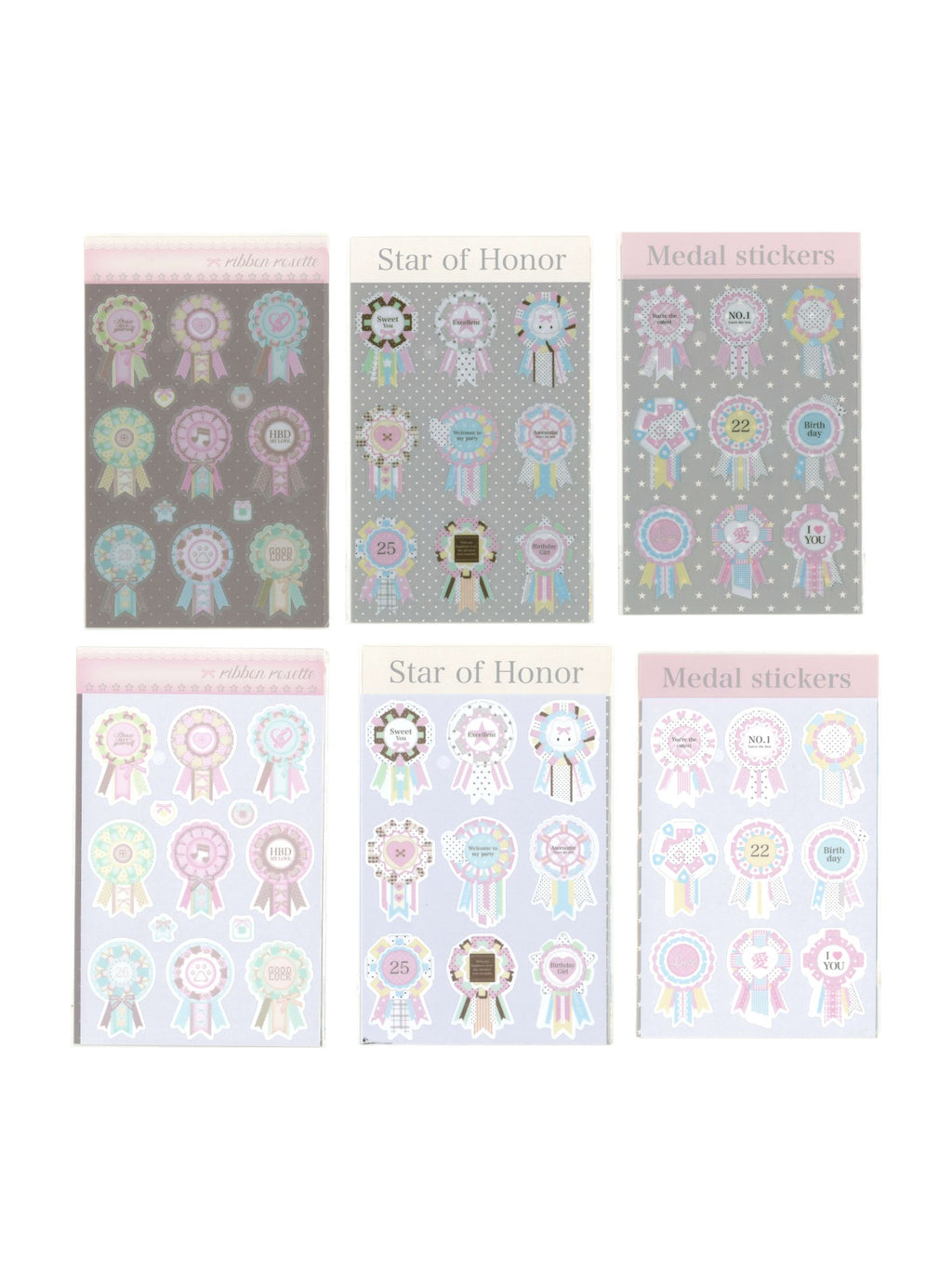 Pastel Medal Sticker