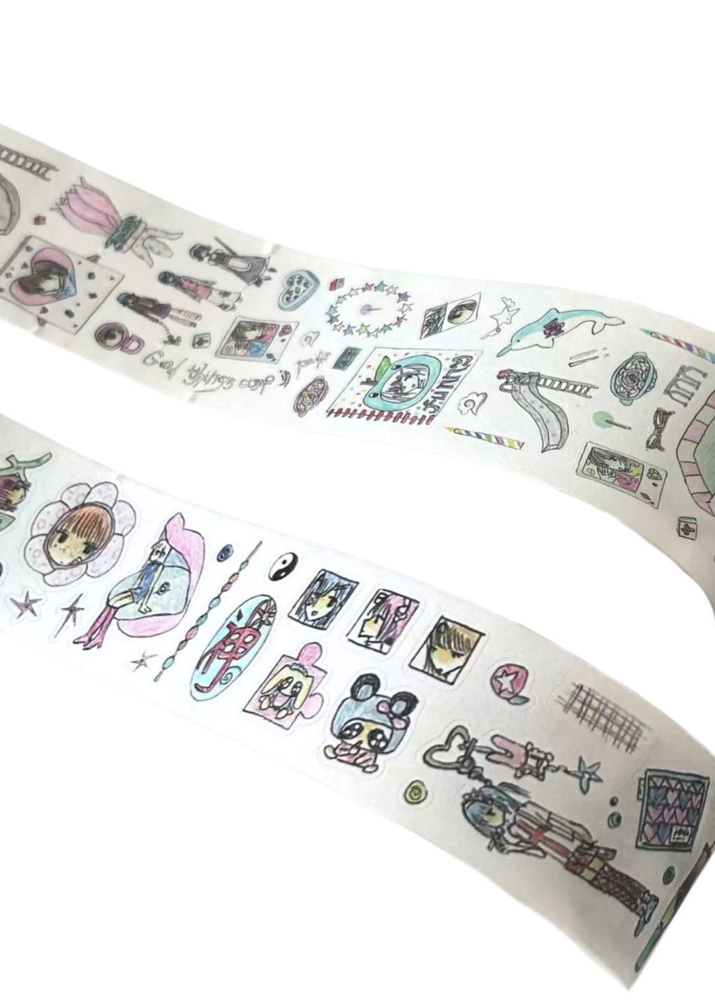 Nemony Forget-Me-Not/Spring Washi Sticker Strip