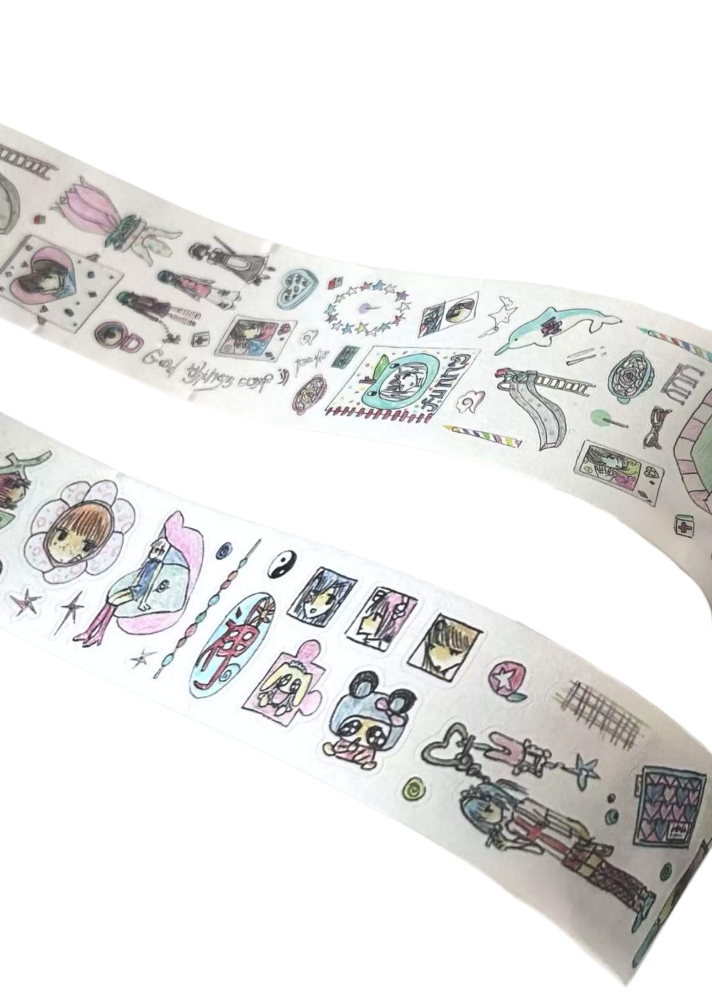 Nemony Forget-Me-Not/Spring Washi Sticker Strip