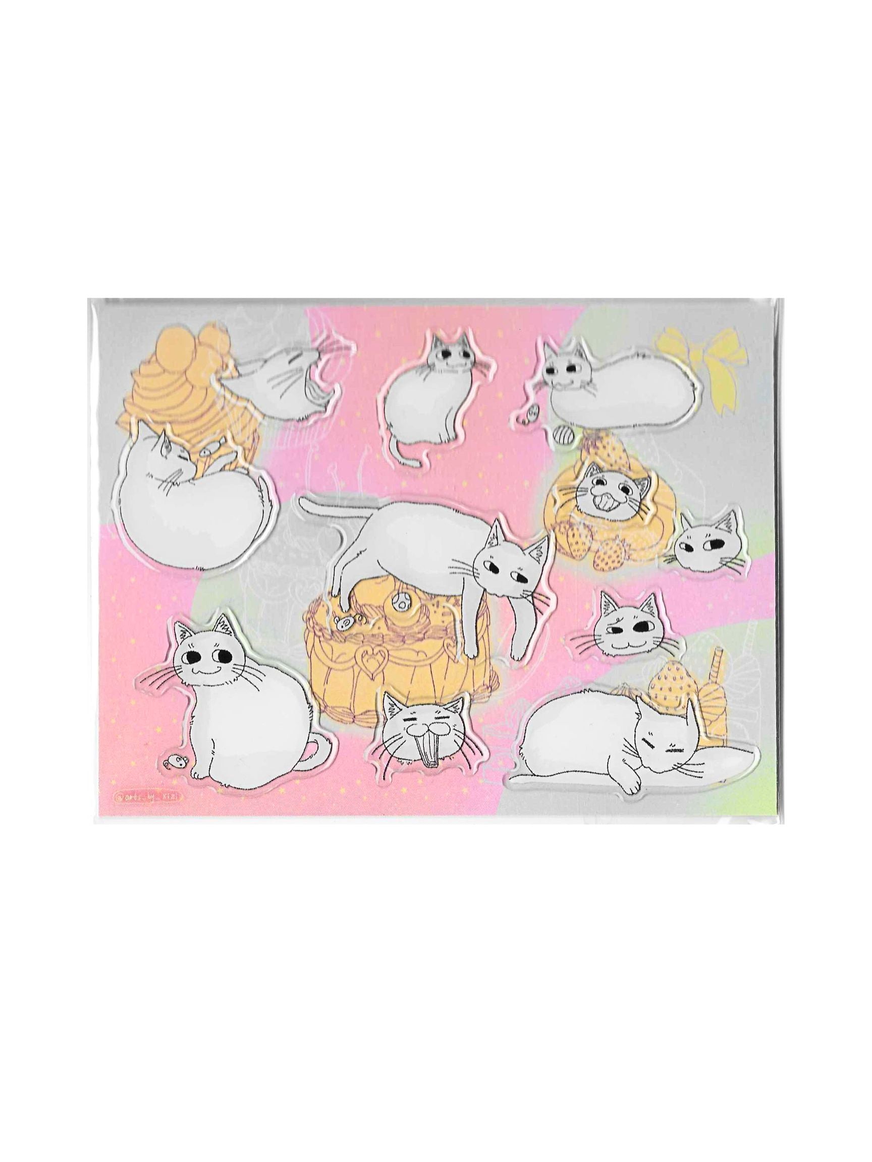 Xizi cats and cake sticker
