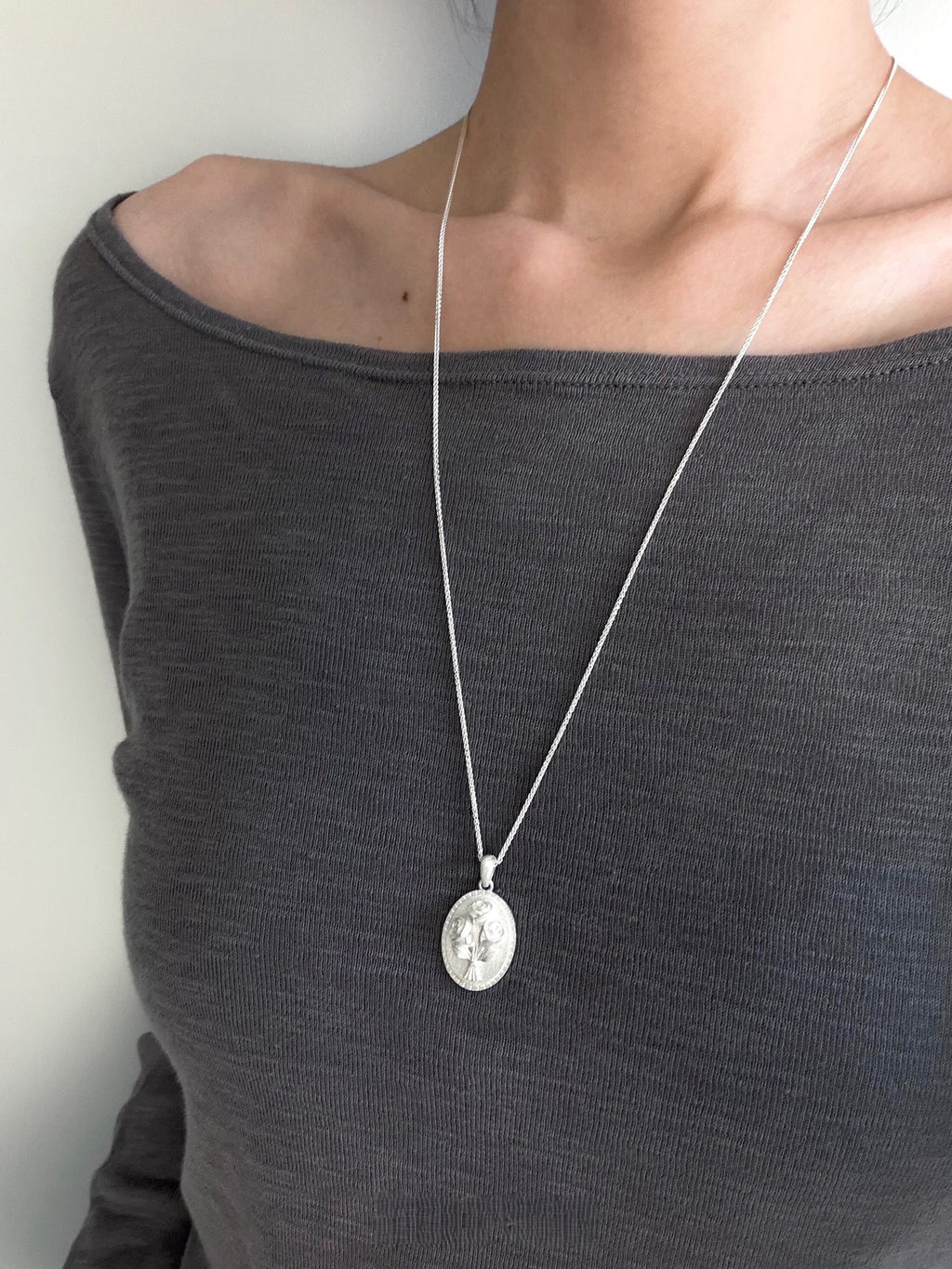 Frozen Rose Necklace
