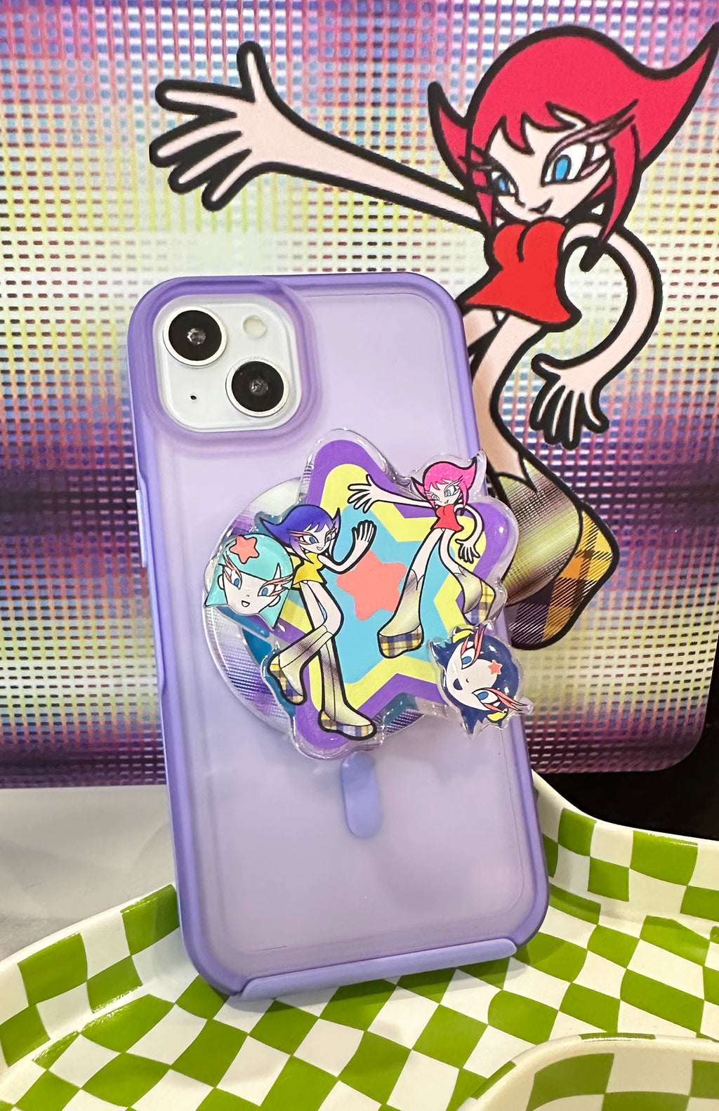 DOL station Retro Y2K Funky Girl Phone Stand