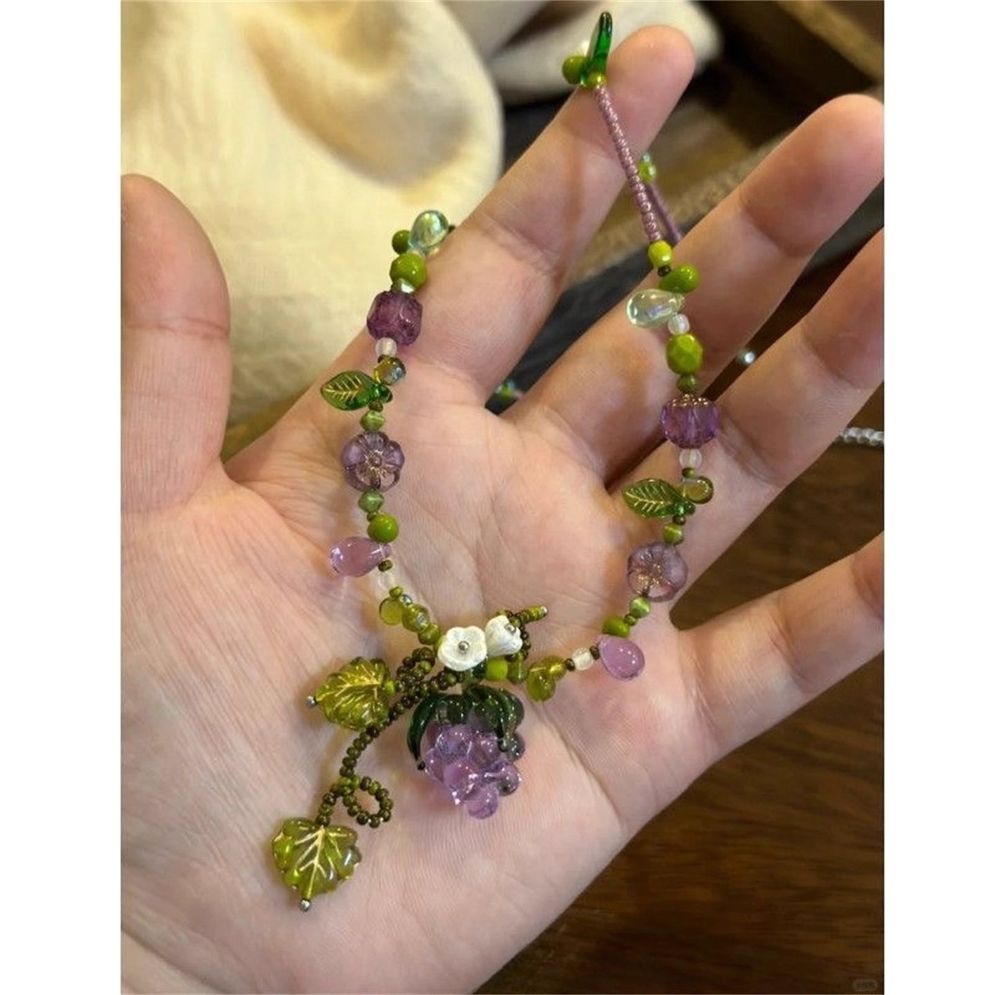 Crystal Grape Vine Necklace