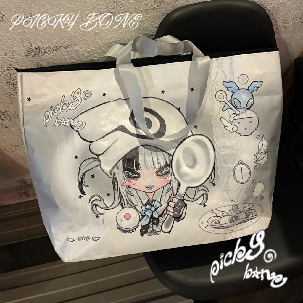 Pickybone Noodle Roll House Tote Bag