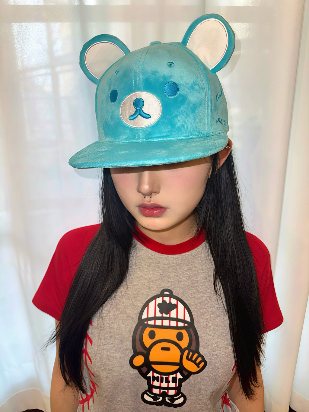Blue Teddy Cap