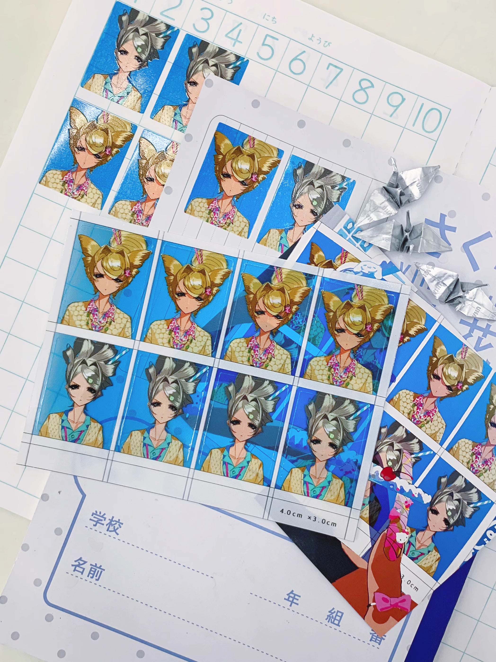 Pipoo Neon Portrait Stickers