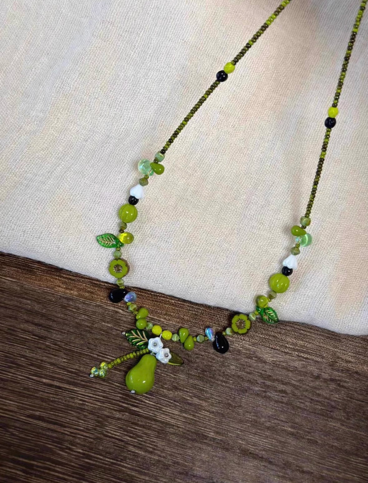 Crystal Grape Vine Necklace