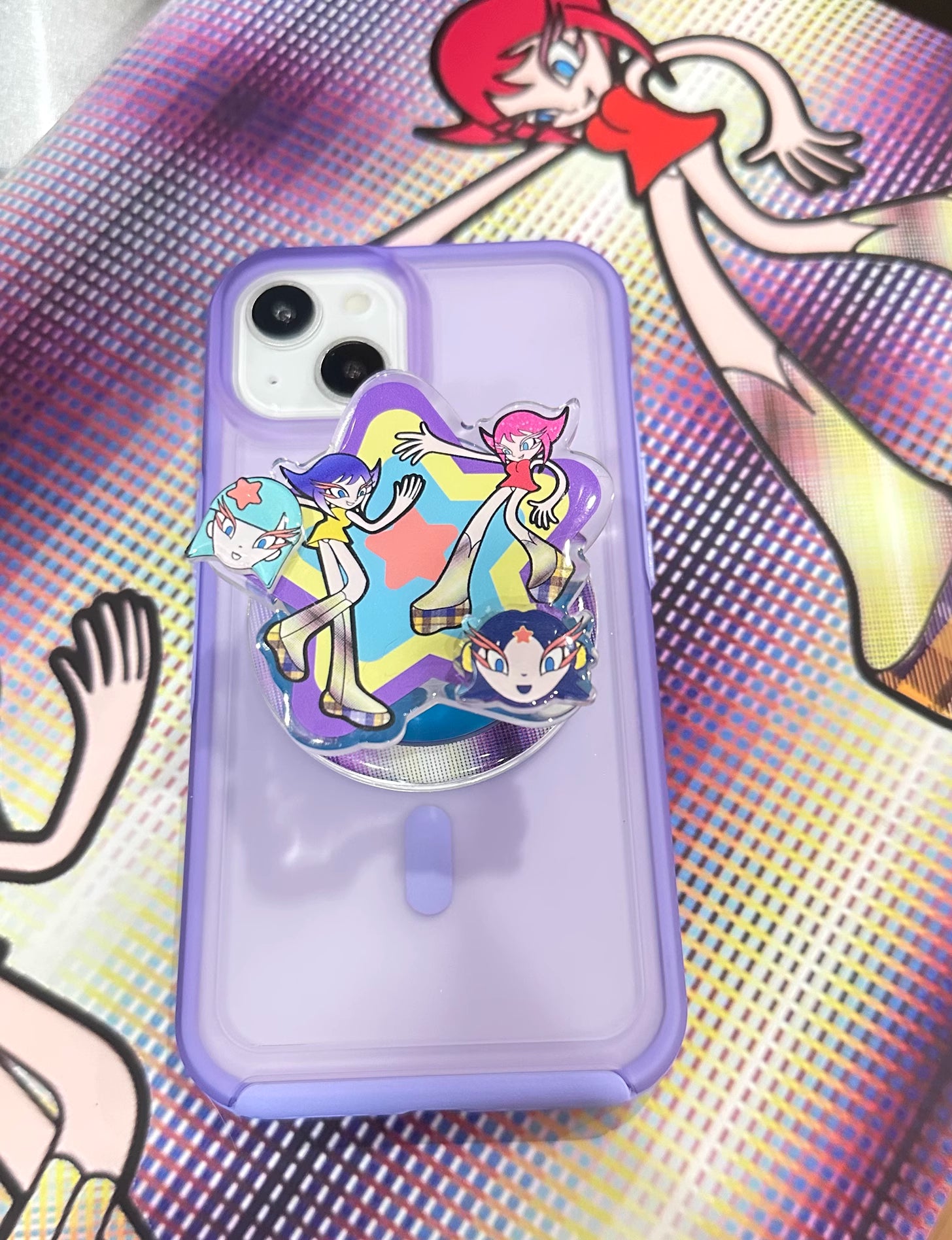 DOL station Retro Y2K Funky Girl Phone Stand