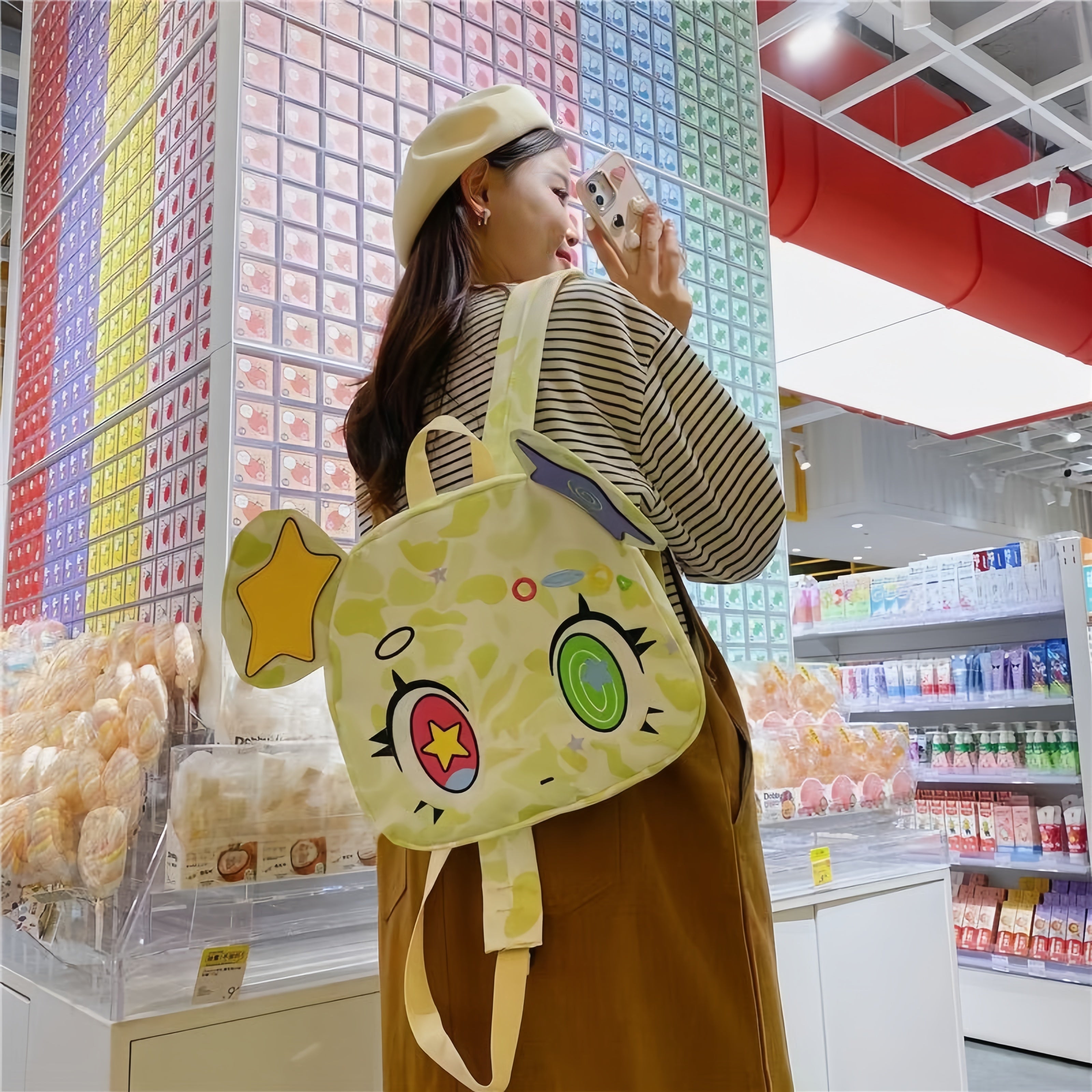Cartoon Box Pop-Star Mouse BagPack