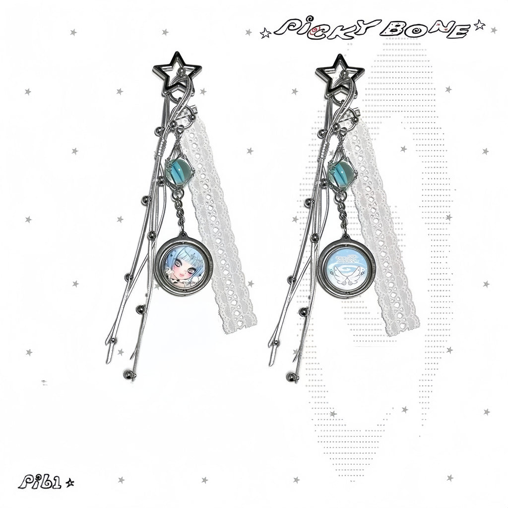 pickybone Supernova Round Keychain