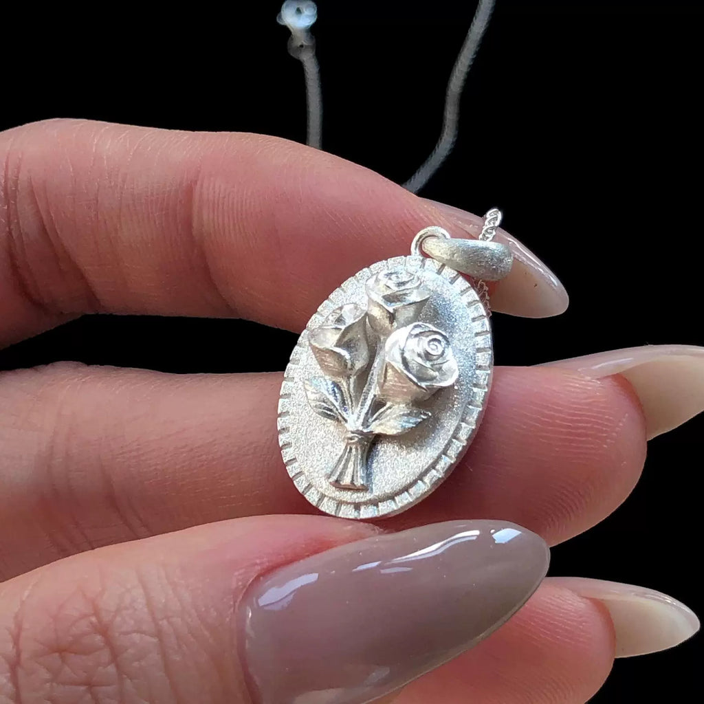Frozen Rose Necklace