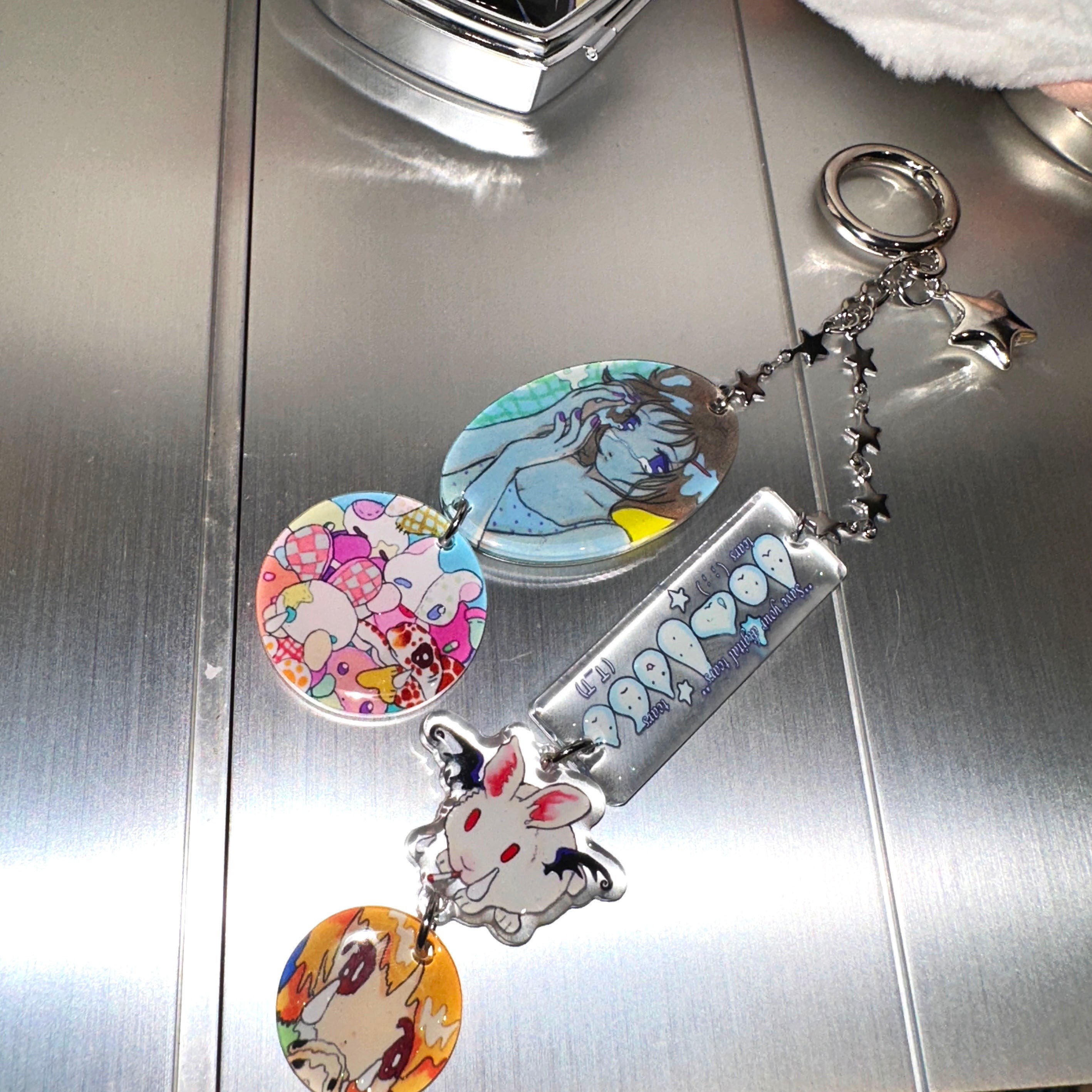 Oliwa Digital Tears Keychain