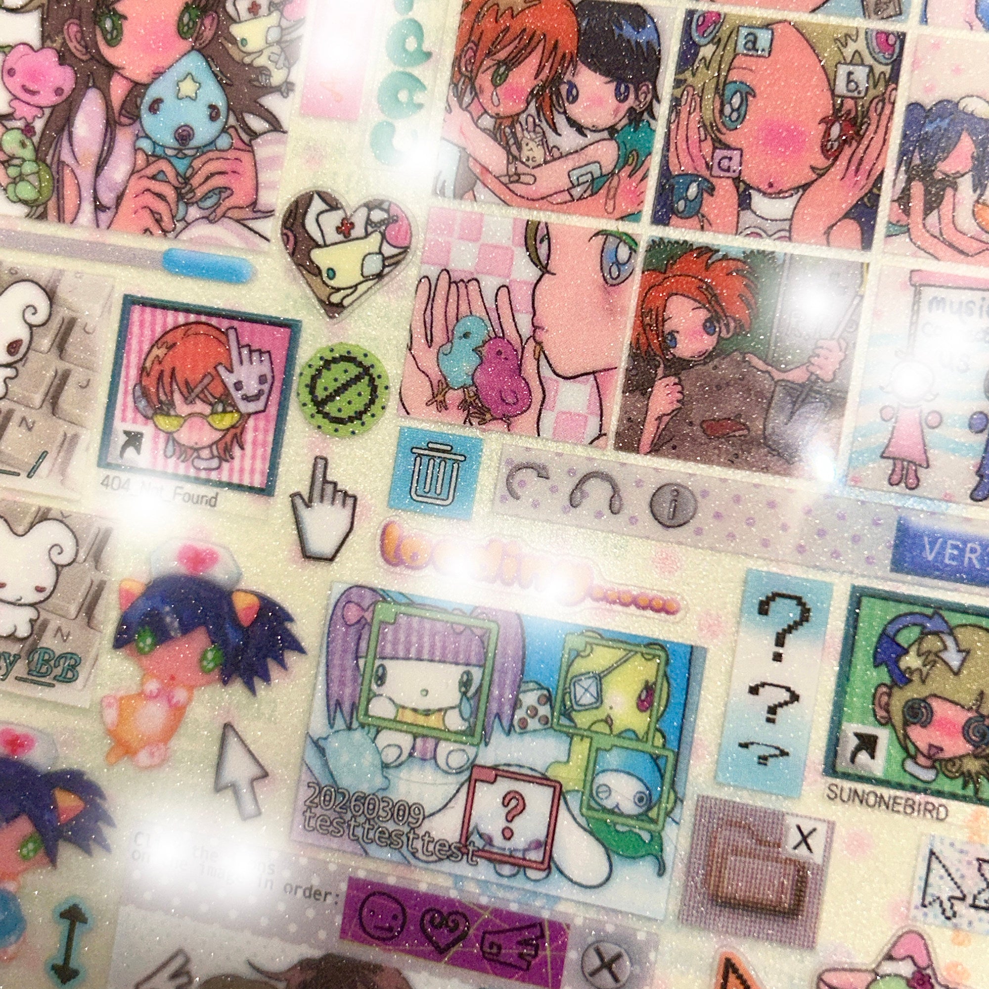 sunonebird The vortex of verification codes Stickers
