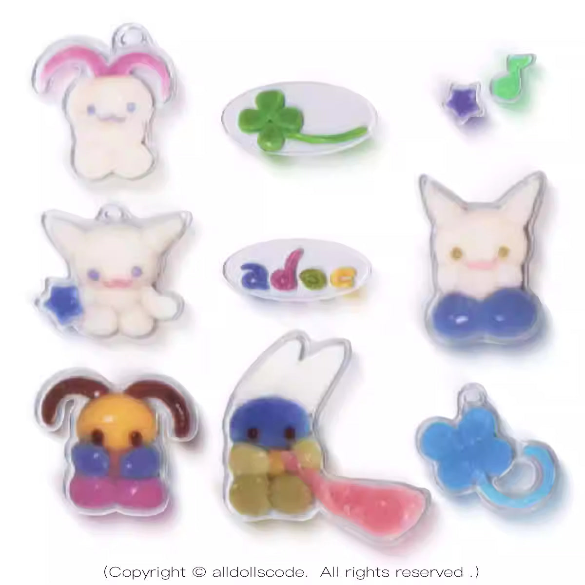 alldollscode Lucky Star Pals Stickers