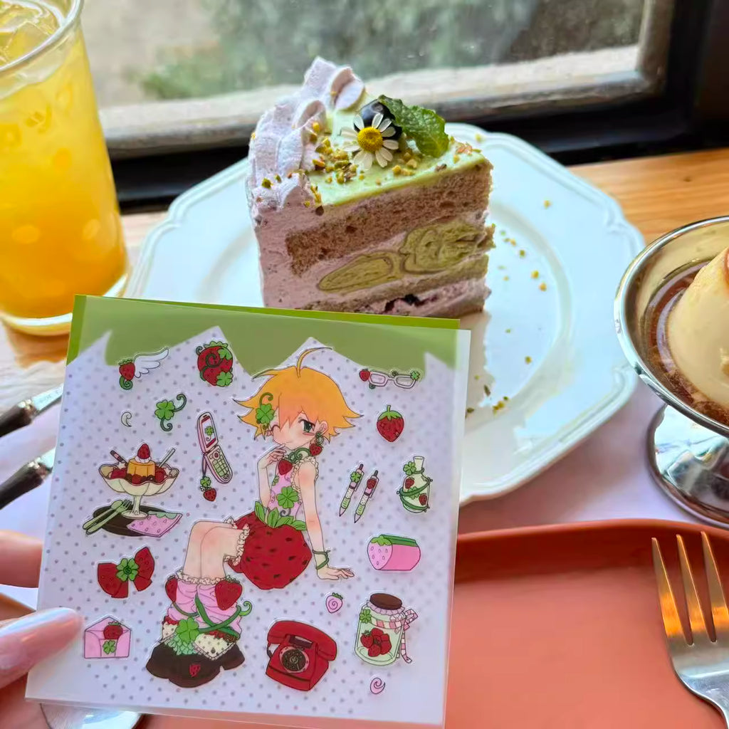 Pipoo Sweet Mascot Girls Stickers