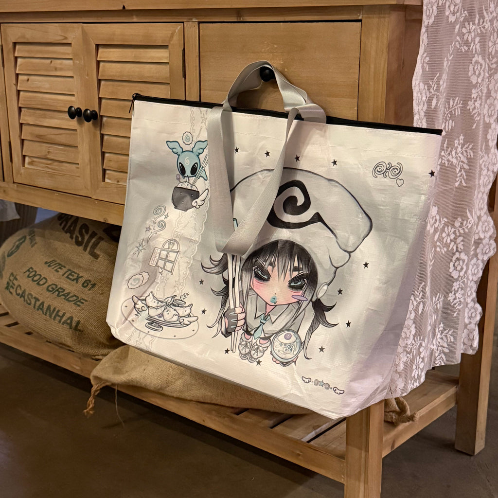 Pickybone Noodle Roll House Tote Bag
