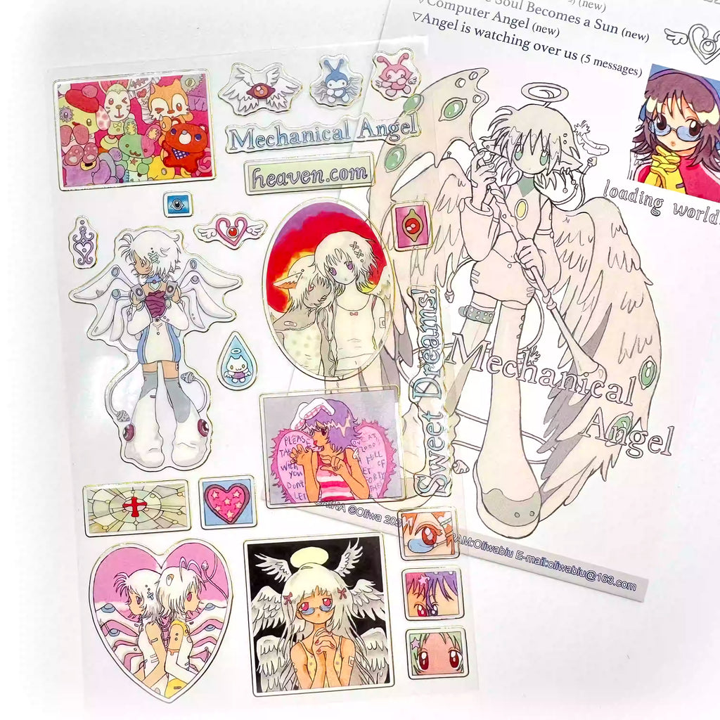 Oliwa Mechanical Angel Sticker