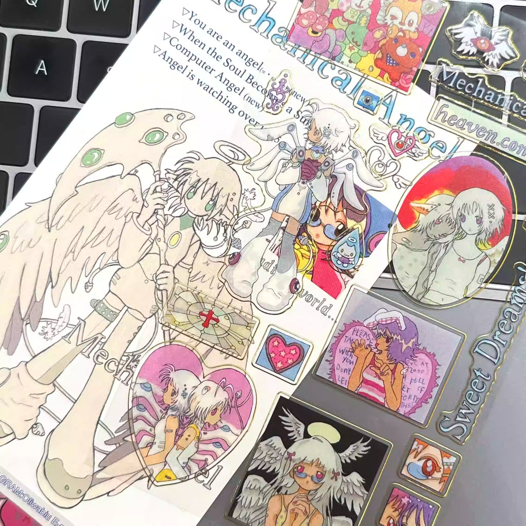Oliwa Mechanical Angel Sticker