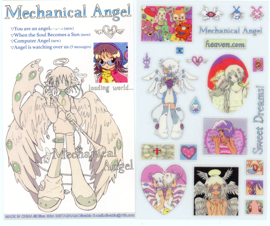 Oliwa Mechanical Angel Sticker