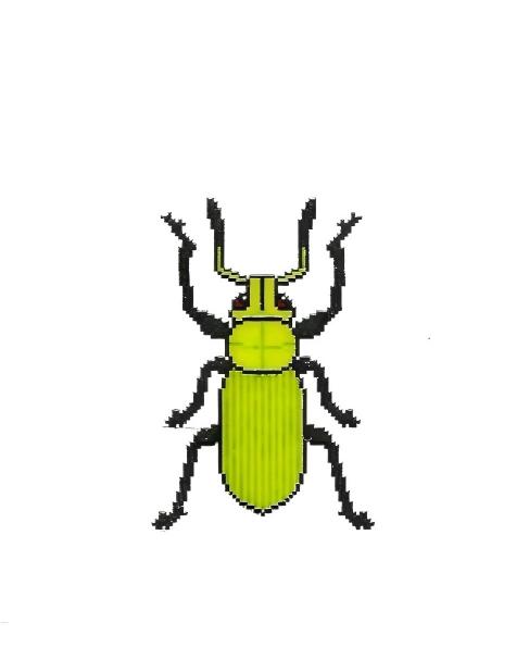 Pipoo Pixel Bug Squad UV Sticker