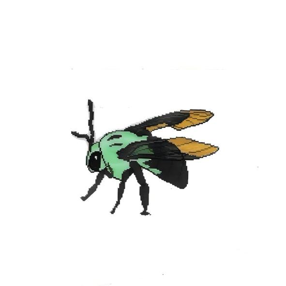 Pipoo Pixel Bug Squad UV Sticker