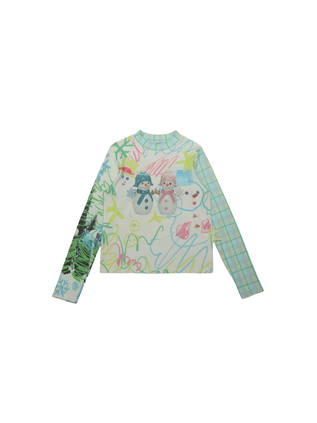 frufru Snowman Doodle Cozy Top