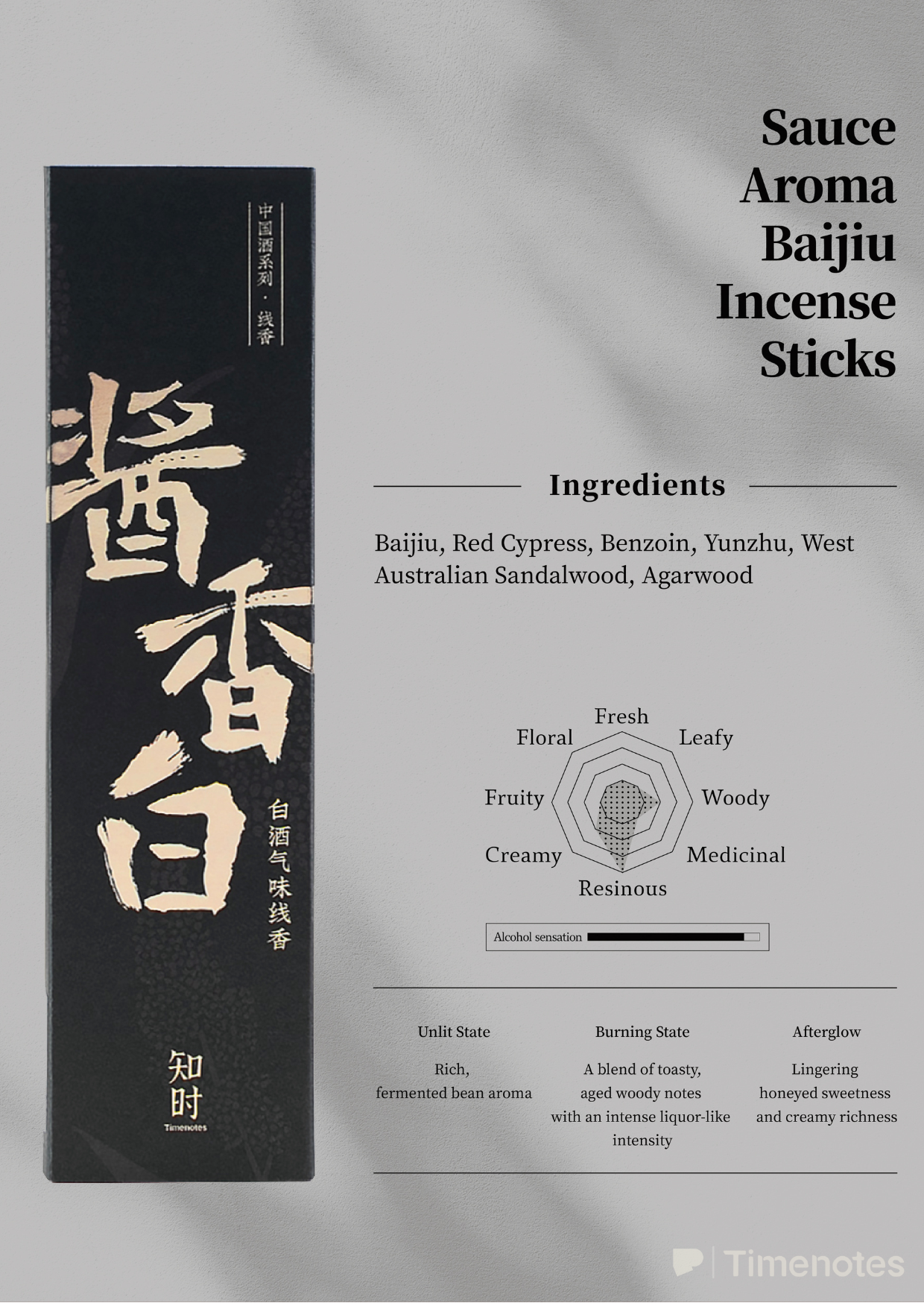 Timenotes JIU Series Incense Sticks