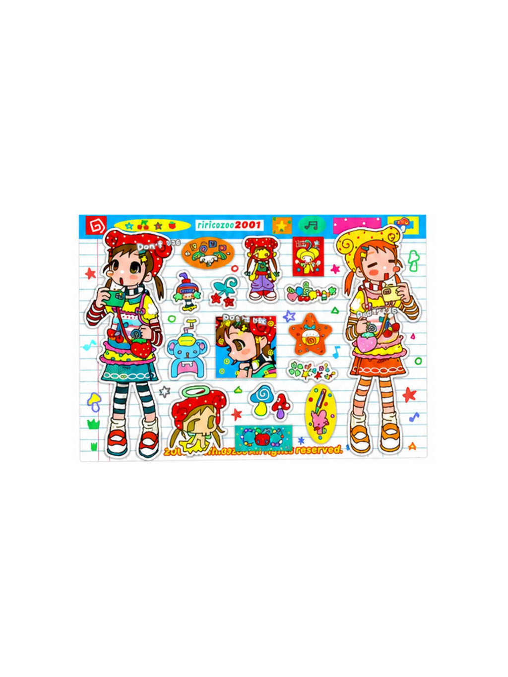 RiricoZoo Hattime Character Sticker