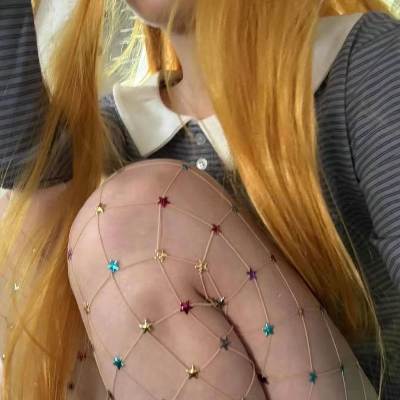 Starry Mesh Socks