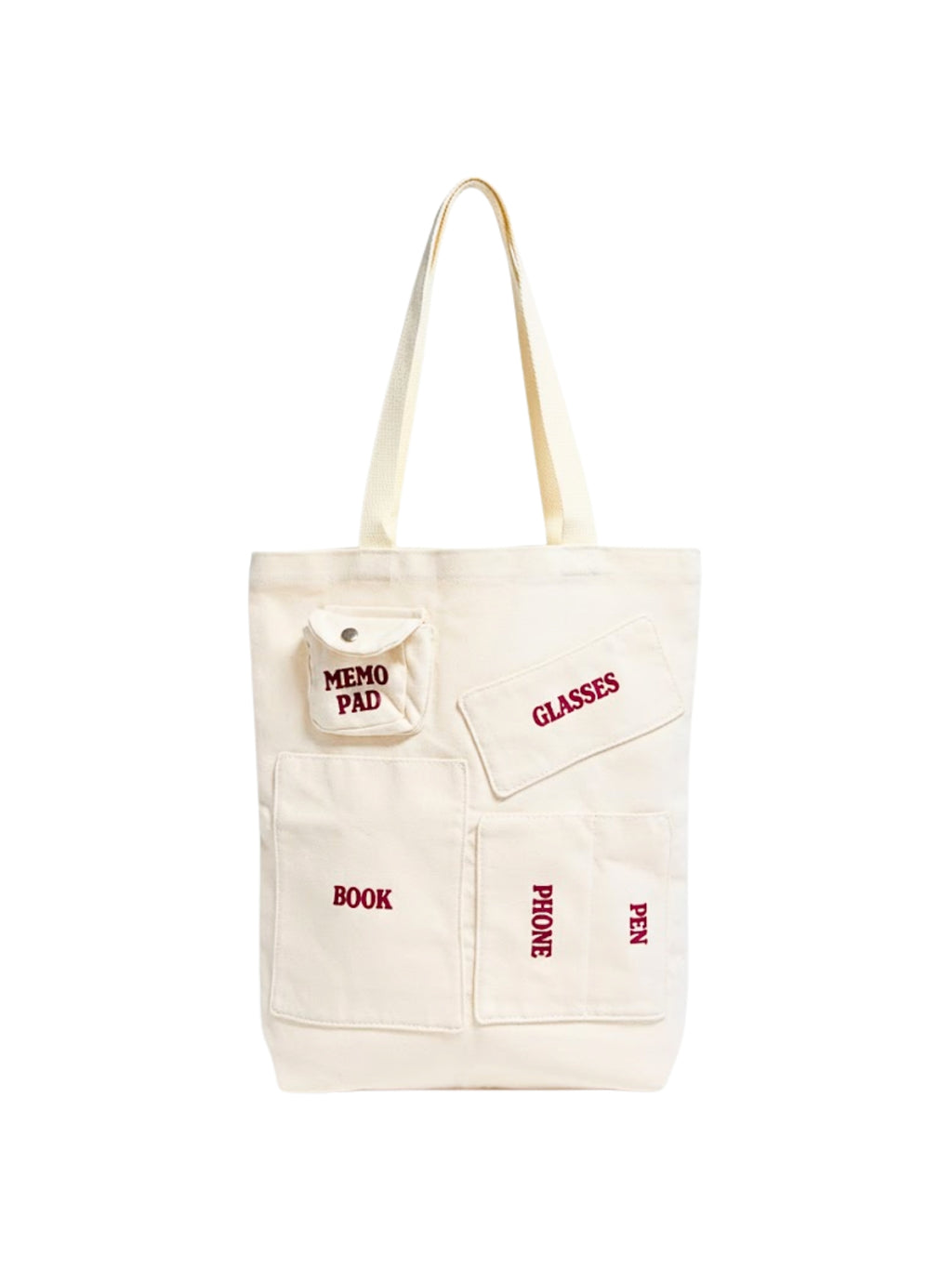 BEAMS BOY Vintage Pocket Canvas Tote